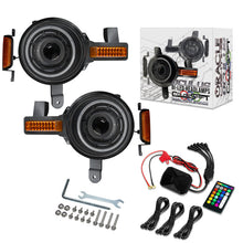Load image into Gallery viewer, Oracle Oculus Bi-LED Headlights for 2021+ Ford Bronco with ColorSHIFT RGB+W - Focused LED Projection with 5200 Lumens