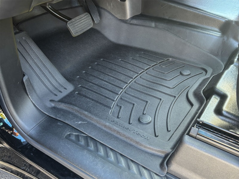 WeatherTech FloorLiner HP for 2019-2025 Chevy Silverado Crew Cab Front - Black
