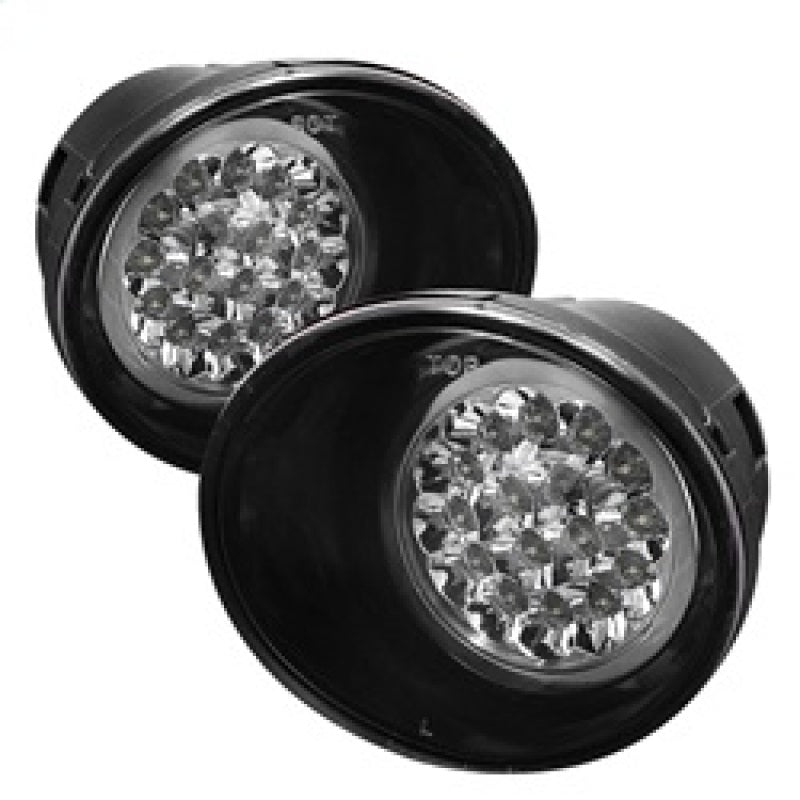 Spyder LED Fog Lights with Switch for Nissan Titan and Armada (2007-2012) * Clear