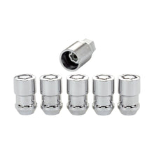 Load image into Gallery viewer, McGard Chrome Cone Seat Wheel Lock Nut Set - 5 Pack for Ford Bronco II with 1/2-20 Thread
