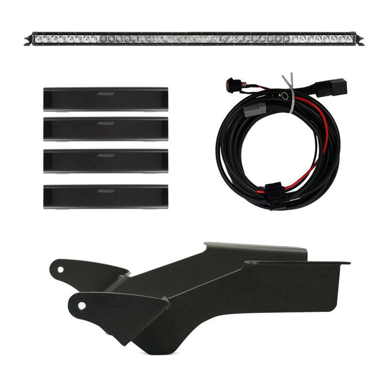 Rigid Industries 2021 Ford Bronco Roof Rack Light Kit with 40 Inch SR-Series Spot/Flood Light Bar