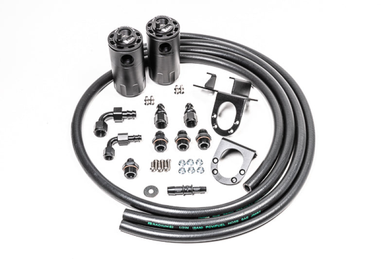 Radium Engineering Dual Catch Can Kit for Toyota Tundra 2007-2021 with Fluid Lock Technology