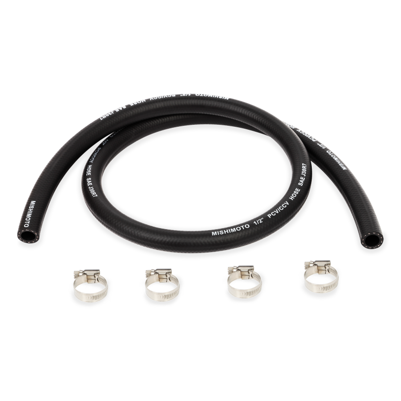 Mishimoto Universal Catch Can Hoses 1/2 inch x 4 feet for PCV System Compatibility