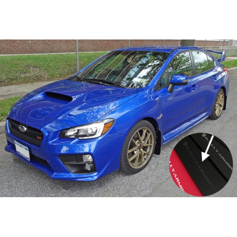 Rally Armor UR Series Mud Flaps for 2015-2018 Subaru WRX – Durable Polyurethane Protection with Grey Logo