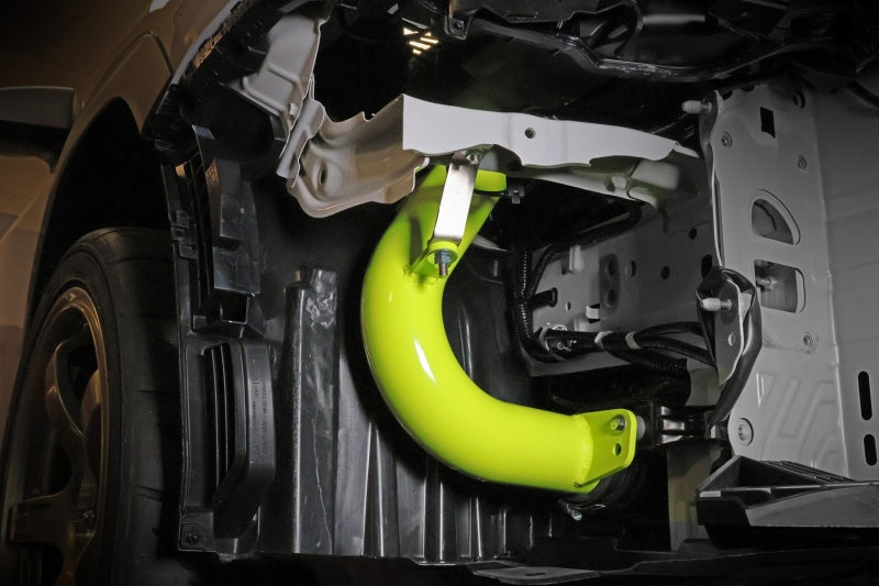 Perrin Performance Neon Yellow Cold Air Intake with Heatshield for 2022-2025 Subaru WRX