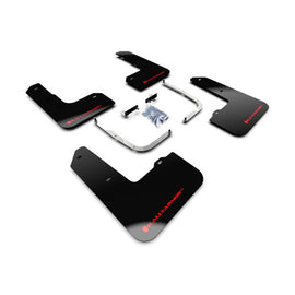 Rally Armor 19-21 Hyundai Elantra GT N Line UR Mud Flap with Red Logo - Black