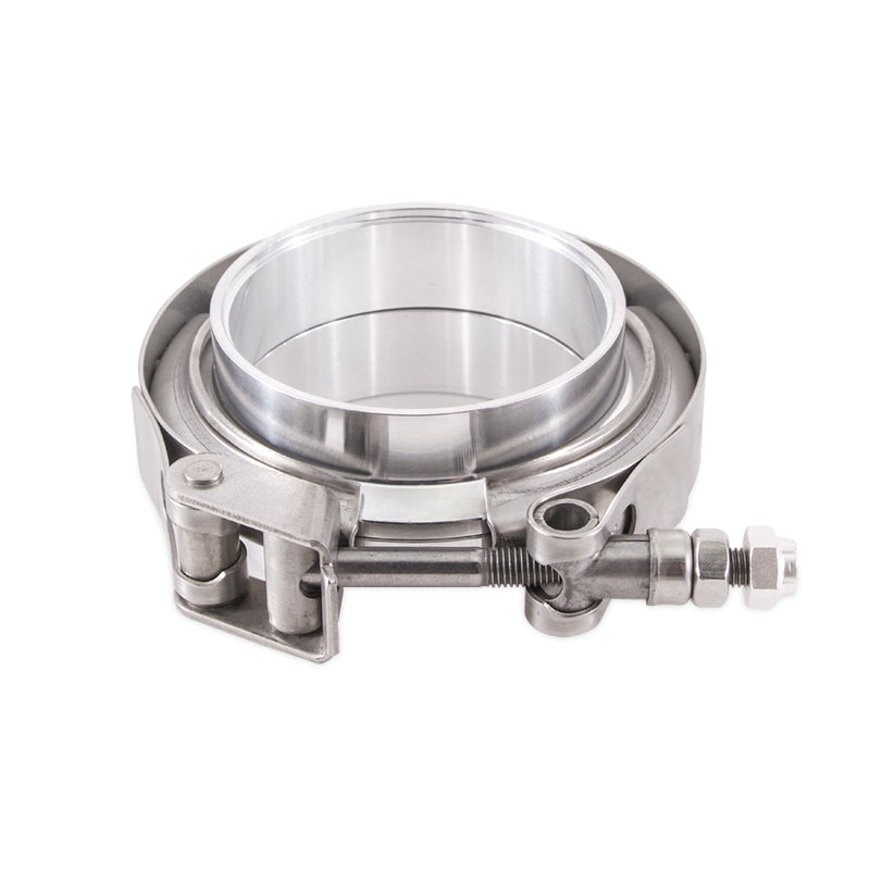 Mishimoto Aluminum V-Band Clamp with Flanges - 3 Inch (Part #misMMCLAMP-VA-3)