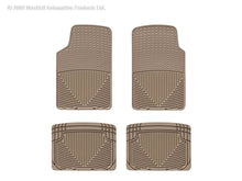 Load image into Gallery viewer, WeatherTech All-Weather Floor Mats for Front and Rear in Tan * Part Number WETW3TN-W20TN