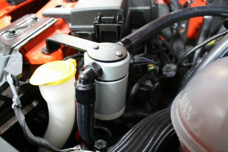 J&L JLT3030P-C 3.0 Passenger-Side Oil Separator for 2015-2023 Ford Mustang GT and 2015-2020 GT350