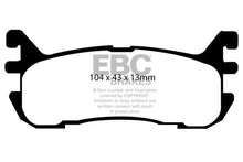 Load image into Gallery viewer, EBC Redstuff Ceramic Low Dust Brake Pads for Mazda Miata and Ford Escort