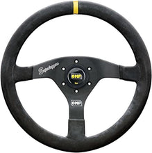 Load image into Gallery viewer, OMP Velocita Superleggero Suede Leather 350mm Diameter Steering Wheel in Black