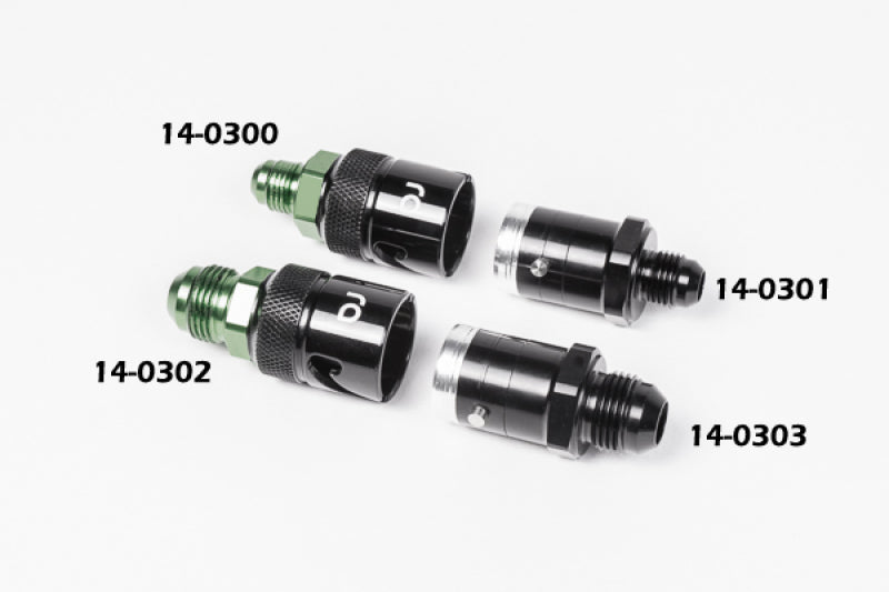 Radium Engineering 8AN Dry Break 27mm Fitting Outer – Leak-Free Disengagement for Automotive Applications