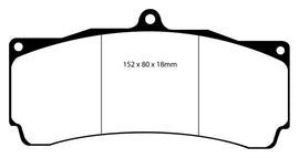 EBC Brakes Bluestuff NDX Full Race Brake Pads for AP Racing Calipers