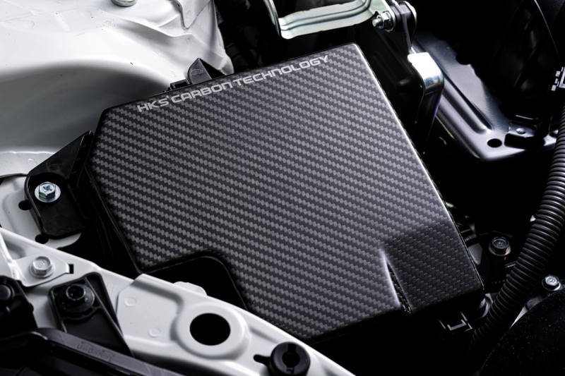 HKS DryCarbon Fuse Box Cover for Toyota GR86 and Subaru BRZ – Part Number hks70026-AT009