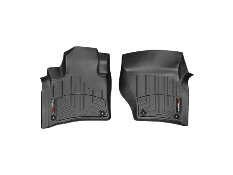 WeatherTech DigitalFit Front FloorLiner Black for Porsche Cayenne and Volkswagen Touareg, Part Number WET443331