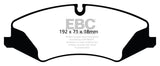 EBC Yellowstuff Brake Pads for Land Rover LR4 and Range Rover Sport * Part No. ebcDP42123R
