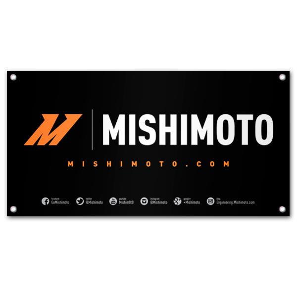 Mishimoto Promotional Large Vinyl Banner 45 x 87.5 Inches for Automotive Events and Promotions