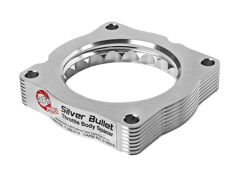 aFe Silver Bullet Throttle Body Spacer Kit for BMW 335i (F30, E90/92/93) 3.0L Turbo - Part Number AFE46-31007