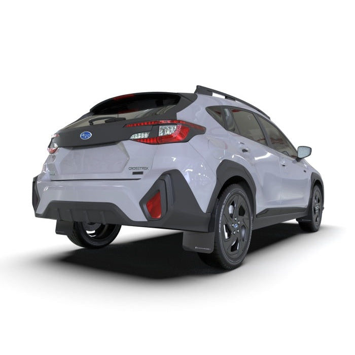 Rally Armor UR Series Mud Flaps for 2024 Subaru Crosstrek – Black with Grey Logo