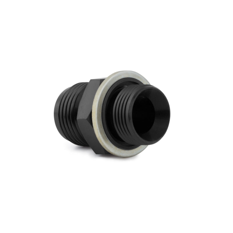 Mishimoto Sandwich Plate Fitting M20 x -10AN Black Anodized Aluminum