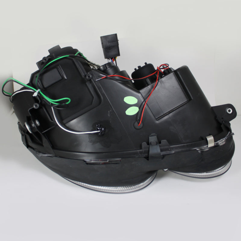 Spyder Mercedes-Benz CLK 2003-2009 Projector Halogen Headlights with LED Halo DRL - Chrome, Part Number PRO-YD-MBCLK03-DRL-C