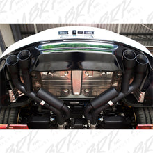Load image into Gallery viewer, MBRP Armor BLK Series 2.5-Inch Black Coated Non-Active Dual Axle Back Exhaust System for 2018-2022 Ford Mustang GT