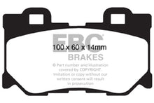Load image into Gallery viewer, EBC Bluestuff NDX Full Race Brake Pads for Nissan 370Z and Infiniti G37 * High Friction Performance