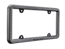 Load image into Gallery viewer, WeatherTech BumpFrame License Plate Frame, Black Satin Textured Finish, Part wet8ALPBF1
