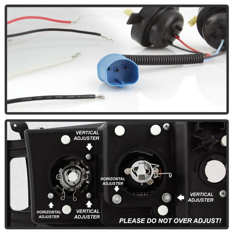 Spyder LED Halo Projector Headlights for Dodge Ram 1500 and Ram 2500 (2003-2005) * Chrome Finish