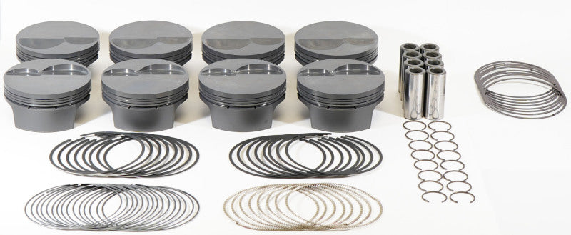 Mahle MS Piston Set for Ford Small Block 349 CID, 4.040-Inch Bore, 3.4-Inch Stroke, 5.4-Inch Connecting Rod, Part #MHL930250340