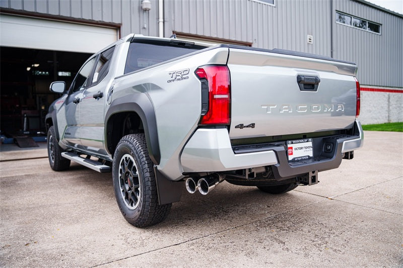 CORSA Performance Sport Cat-Back Exhaust for 2024+ Toyota Tacoma with 2.4L Turbo, 4-Inch Pro-Series Tips