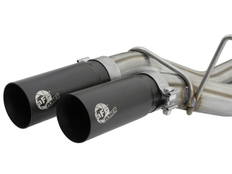 aFe Power Rebel Series 3-Inch Stainless Steel Cat-Back Exhaust System with Black Tips for Ford F-150 Raptor 2017-2020