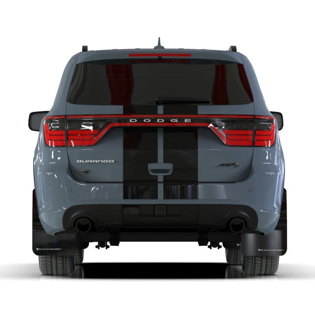 Rally Armor UR Series Mud Flaps for 2016-2017 Dodge Durango – Black with Grey Logo