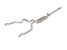 Load image into Gallery viewer, aFe Gemini XV 4-inch to Dual 3-inch 304 Stainless Steel Cat-Back Exhaust System with Cutout for 2019-2021 GM Silverado/Sierra 1500 V8-6.2L