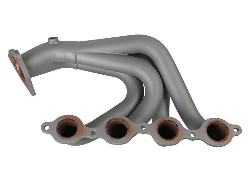 aFe Twisted 304SS Header for Chevrolet Corvette C8 6.2L V8 - Titanium Ceramic Coated