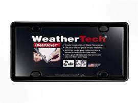 WeatherTech ClearCover Frame Kit - Black for License Plates (Part #wet60020)