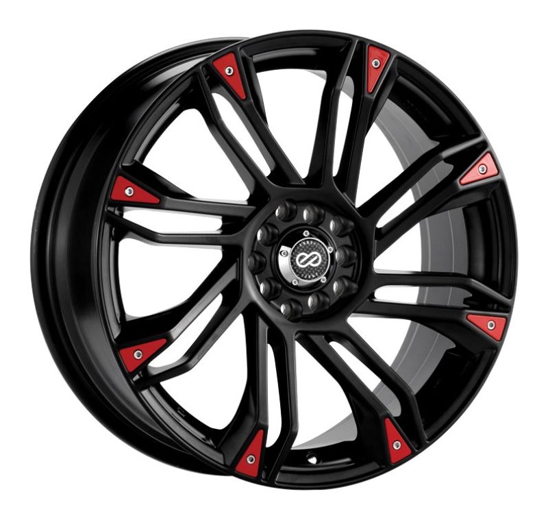 Enkei GW8 17x7 Matte Black Alloy Wheel with 4x100/114.3 Bolt Pattern and 42mm Offset