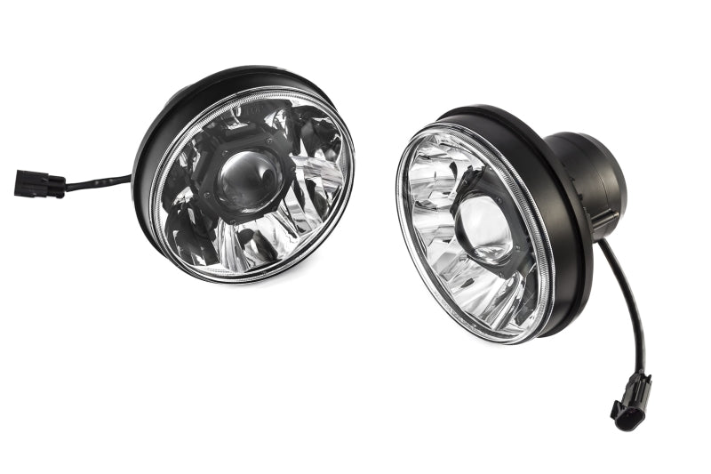 KC HiLiTES 07-18 Jeep JK Gravity LED Pro 7-Inch Headlight Pair