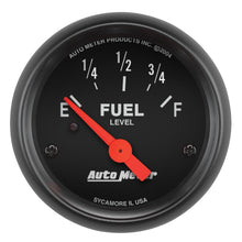 Load image into Gallery viewer, AutoMeter Z Series 52mm Fuel Level Gauge with 240-33 Ohm Compatibility