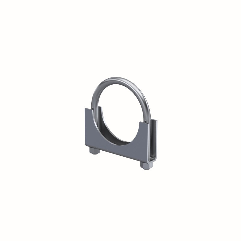 MBRP Universal 3-inch Exhaust Saddle Clamp - Mild Steel for Automotive Applications
