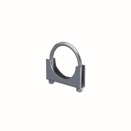 MBRP Universal 3-inch Exhaust Saddle Clamp - Mild Steel for Automotive Applications