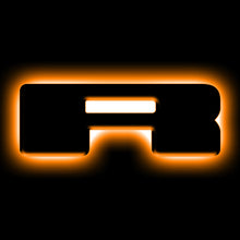 Load image into Gallery viewer, ORACLE Lighting Universal Illuminated LED Letter Badges - Matte Black Finish - R