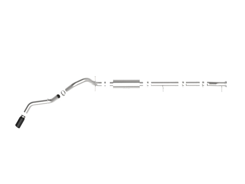 aFe Apollo GT Series 4-inch Stainless Steel Cat-Back Exhaust System with Black Tip for GM 2500/3500HD 2020-2021
