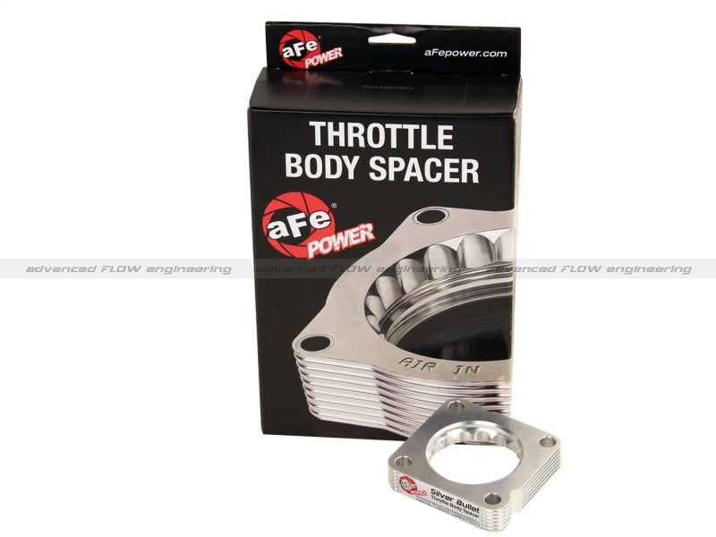 aFe Silver Bullet Throttle Body Spacer for Honda Civic Si 2012-2015, 2008-2009 Accord, and Acura TSX