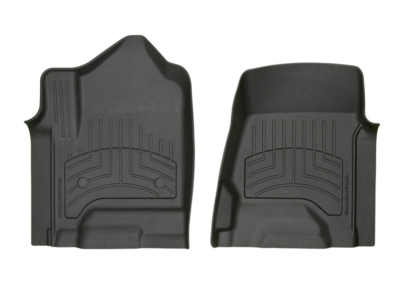 WeatherTech FloorLiner HP for 2014-2015 Chevrolet Silverado 1500 & 2015 Silverado 2500 HD, Front, Black