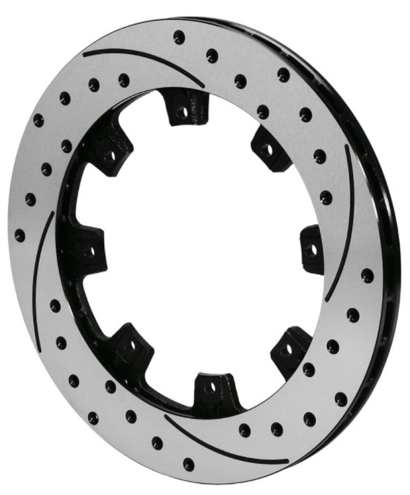 Wilwood UL32 Drilled Performance Brake Rotor - 12.19 inch Diameter, Black Finish, Left Hand