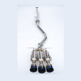 Invidia - Gemini Triple Titanium Tip Cat-Back Exhaust for 17+ Honda Civic Si Sedan