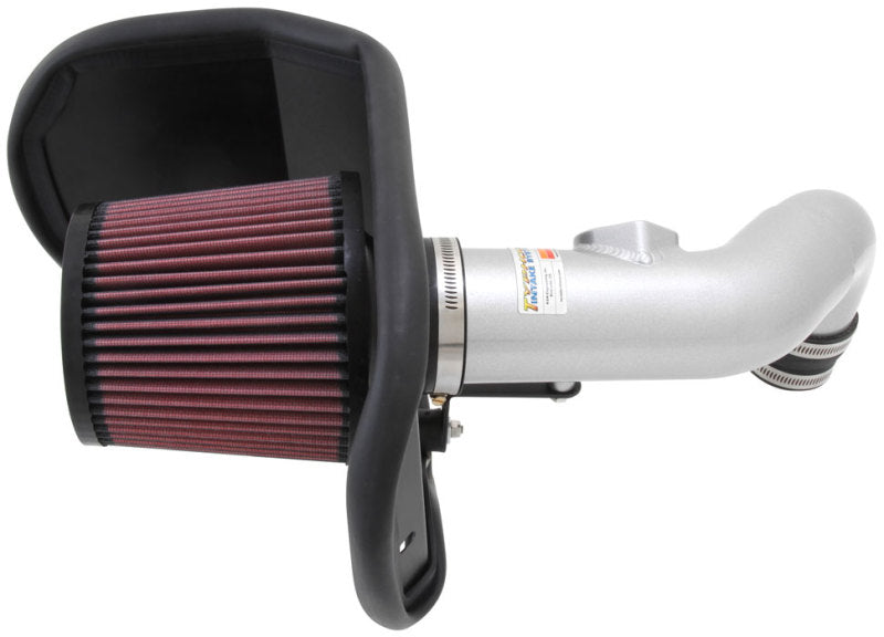 K&N Engineering 69-4524TS Silver Typhoon Cold Air Intake System for 2012-2015 Chevrolet Sonic 1.4L