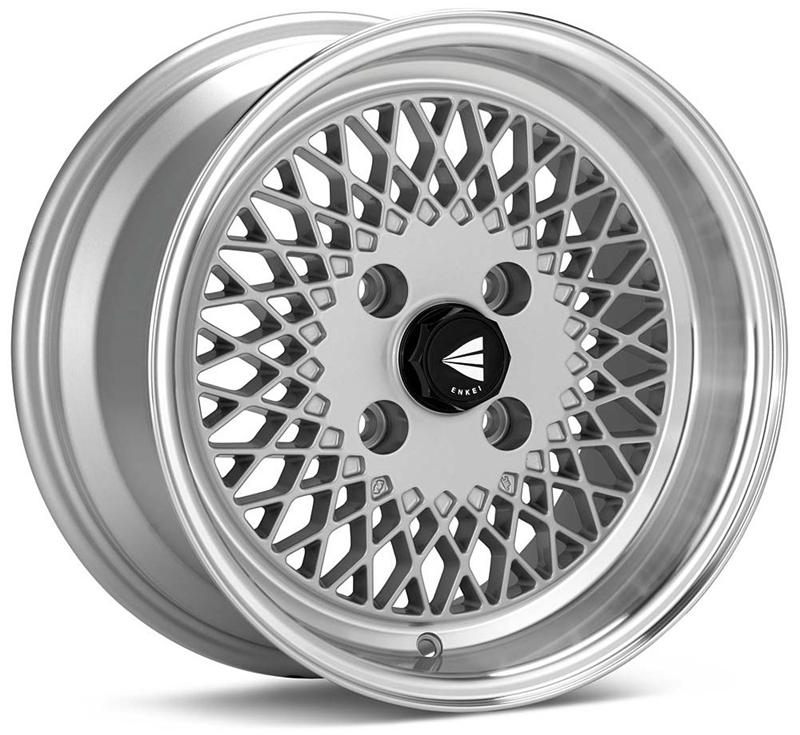 Enkei Enkei92 Classic Line 15x7 Silver Wheel with 38mm Offset and 4x100 Bolt Pattern