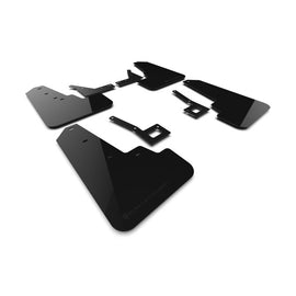 Rally Armor 19-25 Dodge Ram 1500 Rebel Black UR Mud Flap with Metallic Black Logo